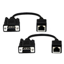 2pcs Db9 To Rj45 Cable Db9 Male To Rj45 Female Extension Cable