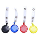Set of 4 pcs Retractable Reel Badge holder YOYO Clip Snap Button ID Card Ke P1Q2