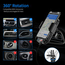 Car FM Transmitter Bluetooth MP3 Player QC3.0 USB Fast Charger Phone Holder