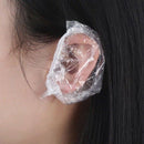 100Pcs Disposable Bath Shower/Dyeing Hair Ear Guard, Waterproof Ear Protect S4B2