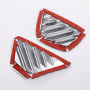 2Pcs Car Dashboard Air Conditioning Vent Outlet Frame Trim for Bmw 5 Serie  G9K7