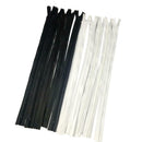 10Pcs Invisible Nylon Closed End Zip Zipper for Tailor Sewing Black White