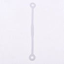 40pcs Tennis Squash Racket Vibration Dampeners Shock Absorber Strips White