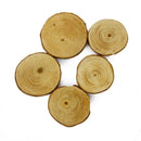 140 Pieces Assorted Wooden Slices Wooden Pieces Wooden Pendants Ornament