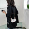 Flower Love Pattern Leather Shoulder Bag Women Chain Hobos Tote Handbag (S)