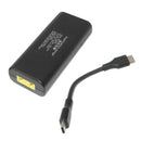 2x Portable USB Female To USB Type C Converter For Lenovo Laptop Charger 65W