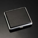 Classic Leather & Alloy Cigarette Case Box Metal Holder Container for Lighter JR