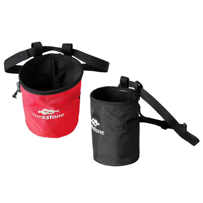 2pcs Climbing Chalk Bag with Adjustable Quick-clip Belt & Drawstring Closure for