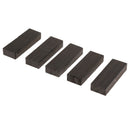 5pcs Violin Tuning Peg Material Ebony Wood for Luthiers DIY Supplies