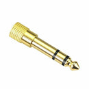 12-PACK 6.35mm (1/4 inch) Male to 3.5mm(1/8 inch) Female Stereo Jack Adapte Z9A7