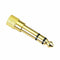 12-PACK 6.35mm (1/4 inch) Male to 3.5mm(1/8 inch) Female Stereo Jack Adapte Z9A7