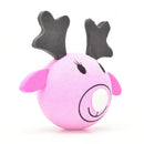 Cute Pink Elk Antenna Topper Eva Decorative Topper Balls for Cars Christmas A3C