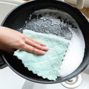 4PCS Microfiber Dishcloth Square Kitchen Washing Cleaning Towel Dish Clot XAX