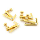 4PCS Violin String Tuner Fine Tuner Adjuster Parts Fit 3/4 - 4/4 Violin BX