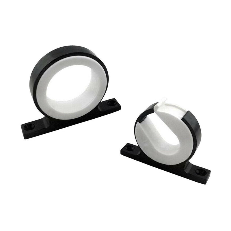 2Pcs New Fishing Rod Storage Clips Pole Holder Rack Organizer Mounting - Black