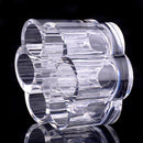 Plum Flower Clear Shaped Cosmetic Lipstick Brush Holder Makeup Case Cosmetic Bag