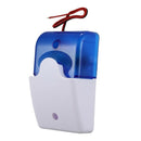 Mini Wired Strobe Warning Siren Durable Dc 12V Sound Alarm Flashing Light S Y7D7