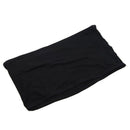 Black sexy strapless boob tube top bandeau bra wiping clubwear vest crop st