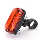 2X Waterproof 5 LED Lamp Bike Bicycle Front Head Light + Rear Safety Flashlight~
