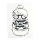 Girl Transparent Silicone Seal DIY Scrapbooking Album Decorative (WW0850A1) A