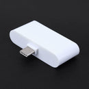 Mini 3 in 1 Type-C Port USB3.0 OTG SD/TF Card Smart Reader Adapter(White)