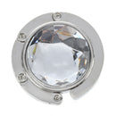 Portable Foldable Folding Crystal Alloy Purse Handbag Hook Hanger Bag Holde