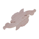 1X Rubber Wood Carved Corner Craft Onlay Applique Furniture Door Home Decor U3A3