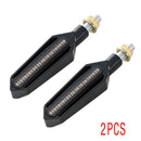 Universal Motorcycle Red + Yellow LED Water Design Brake Turn Signal
