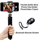 Phone Tripod With Bluetooth Remote Flexible