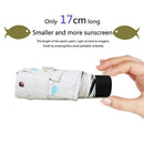 mini Travel sun&rain Umbrella - Light Compact Parasol with 95% UV Protectio