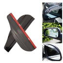 2Pcs Car Rear View Side Mirror Rain Board Eyebrow Covers Shield Sun Visor Shade