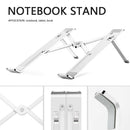 Foldable Laptop Riser Bracket Aluminum Alloy Tablet Notebook Cooling Holder