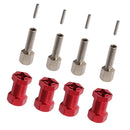 1/10 Scale Metal Wheel Extension Hub Hex Adapter for Axial SCX10 RC Car Accs