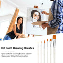 6pcs Oil Paint Drawing Brushes Kids DIY Watercolor Oil Acrylic Painting Pen