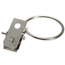 10pcs Metal Hooks Window Curtain Rod Clip Drapery Clips Rings O7D4