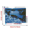 5D DIY Full Drill Diamond Painting Animals Cross Stitch Kit Wall Art (W286)