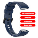 Silicone Watchband Strap w/Buckle for Huawei Band 4 Pro TER-B29S (Sky Blue)