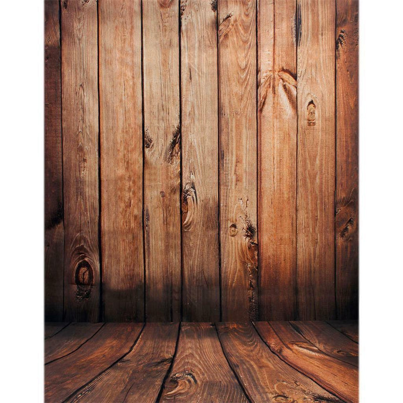 1.5m*1m Wood Wall Floor Photography Backdrop Baby Photo Studio Background