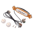 1x Cigar Box Guitar Parts  Soundhole Pickup Prewired Wiring Harness