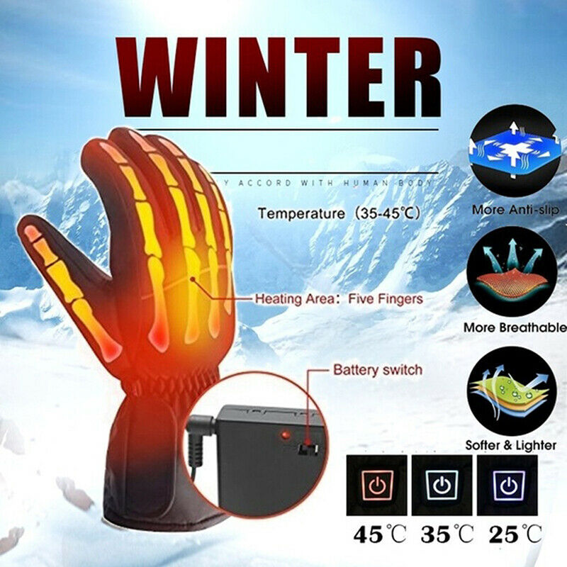 Motorcycle Heated Gloves Sport Temperature Control Sport Glove For Winter WS Hn