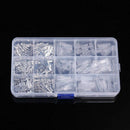 270pcs Male Female Spade Connector Wire Crimp Terminal Block with Insulatin U8Q3