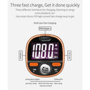 Car Bluetooth 5.0 ,Wireless FM Transmitter,With Dual USB, PD3.0 Output, Sup