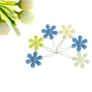 6pcs Random Color Plastic+Metal Flower Head Wire Loop DIY Needle Threader Tool Z