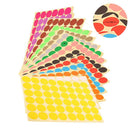 15 Sheet/720Pcs 25mm Round Dot Stickers White Circles Circular Sticky Labels