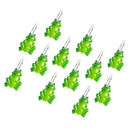 Set Of 12 Cute Cartoon Frog Shower Curtain