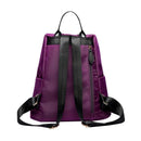 Ethnic Style Embroidered Nylon Backpack Waterproof Anti-Theft Travel Fashio