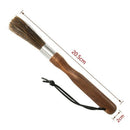 Coffee Grinder Powder Cleaning Brush Coffee Machine Brush Wood Handle Pig B