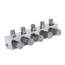 Airbrush Air Hose Splitter Accessories With Regulated Metering & 1/4 Inch B