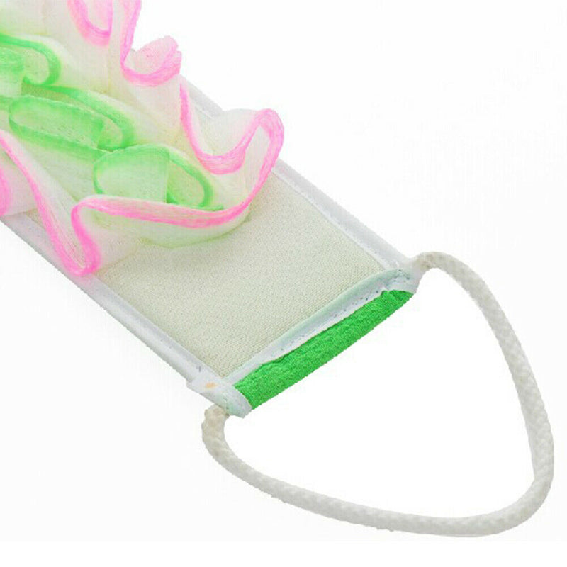 Korean Exfoliating Body Scrub Belt Massage Towel Wash  Bath Sponge Brush