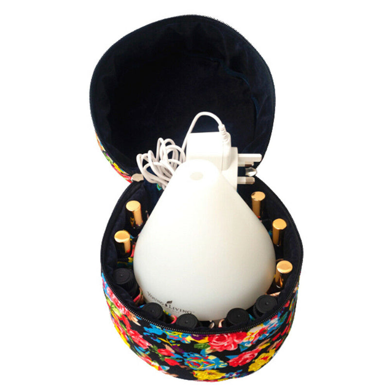10-bottle Essential Oil Diffuser Carrying Case Tote Aromatherapy Bag Case 3C